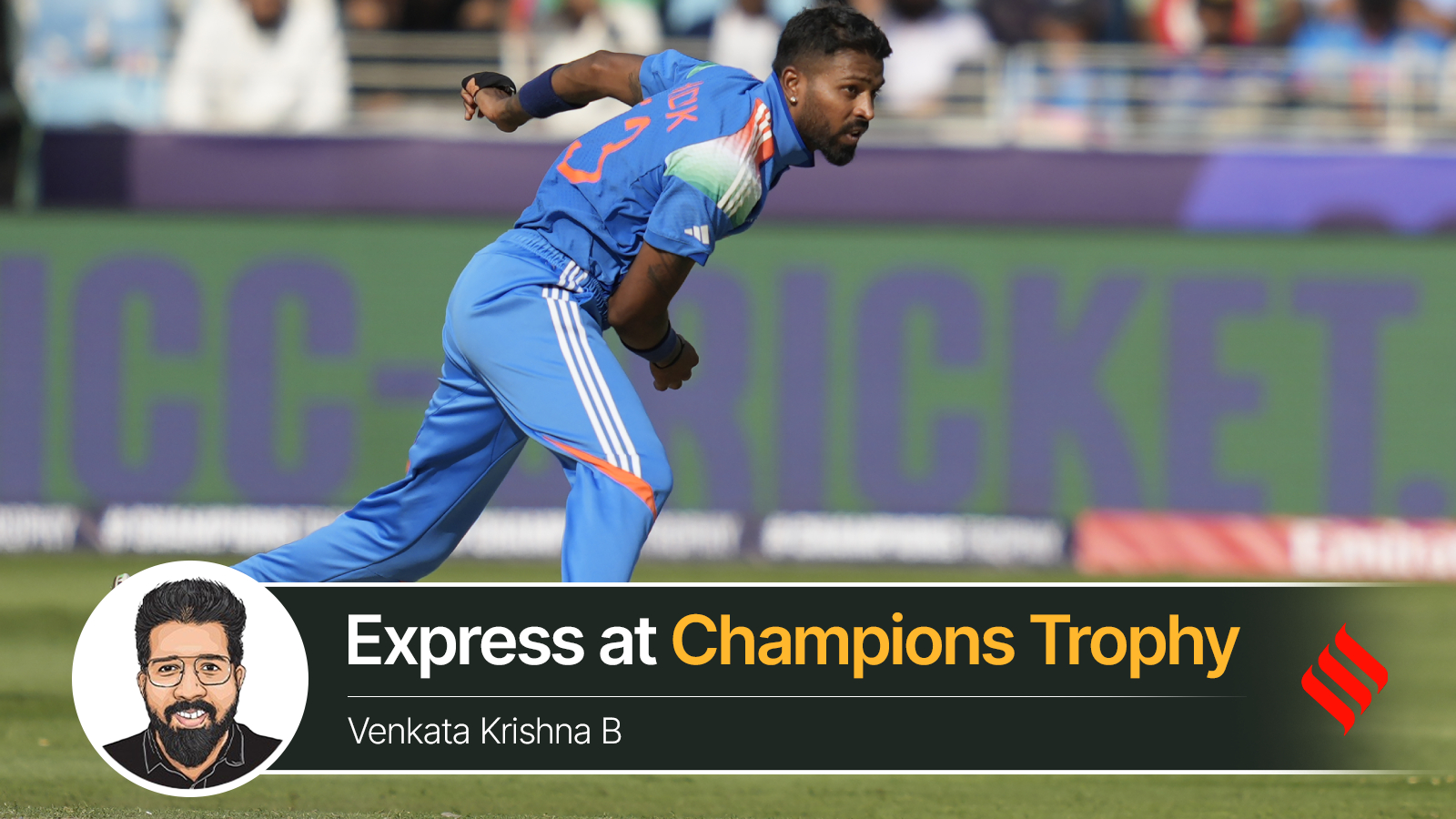 Hardik Pandya with two wickets and 31 dot balls helps India apply brakes on Pakistan Hardik Pandya with two wickets and 31 dot balls helps India apply brakes on Pakistan