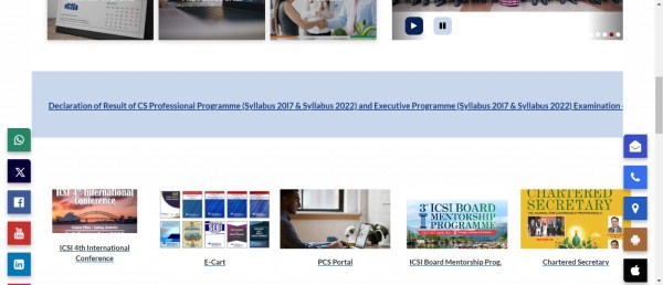 Candidate who took the ICSI CS December 2024 exams can check results at official website icai.edu