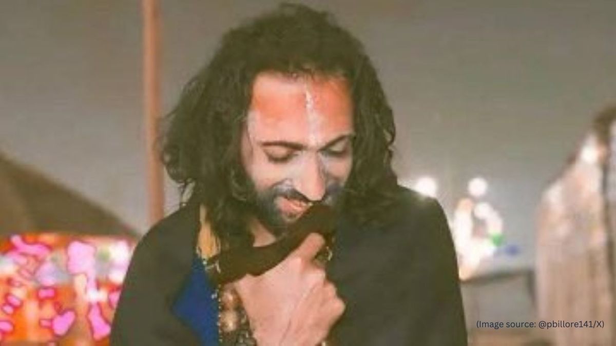 Abhay Singh, now widely known as IIT Baba, is a graduate of the Indian Institute of Technology (IIT) Bombay (Image source: @pbillore141/X)