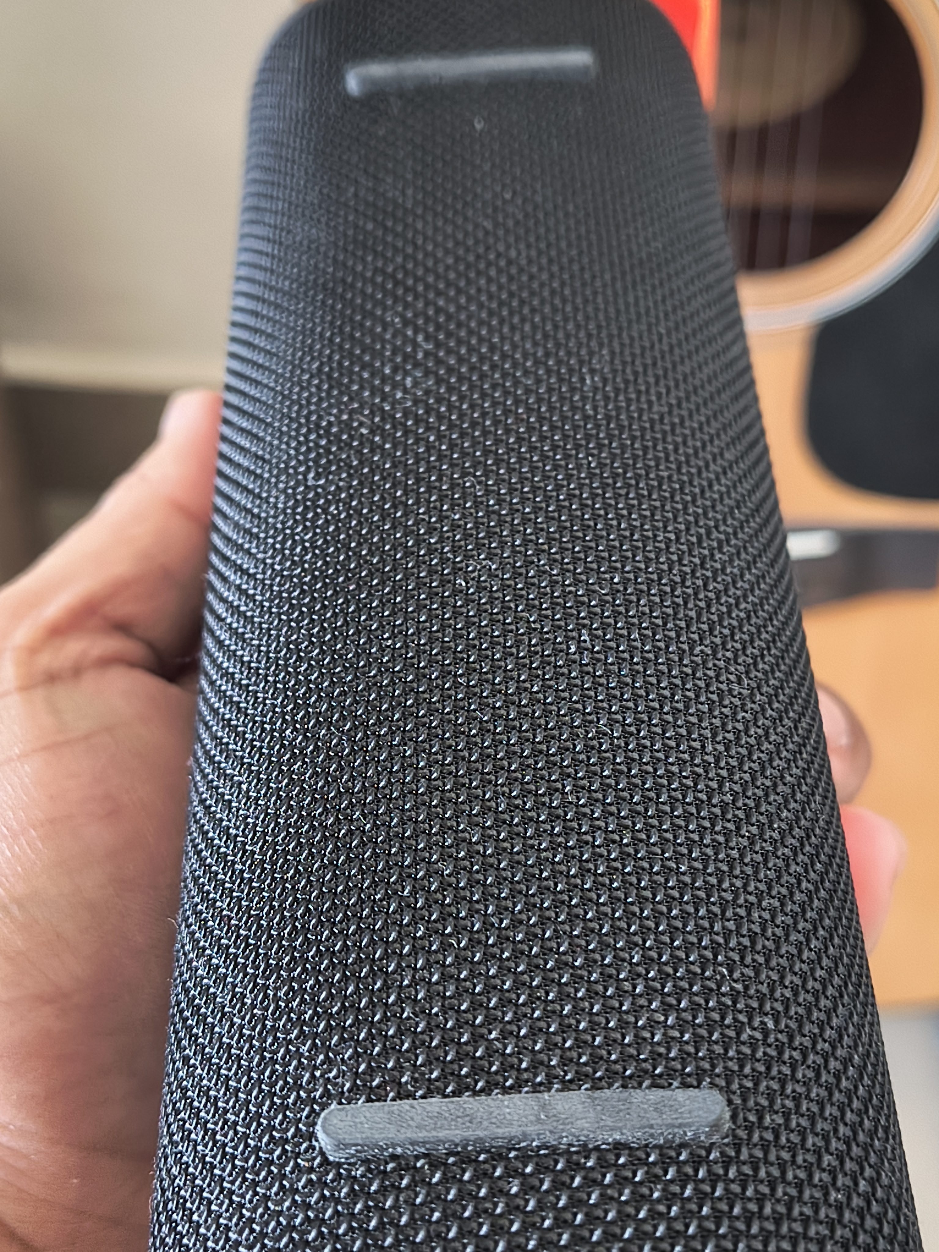Xiaomi has added two rubber grips at the bottom.