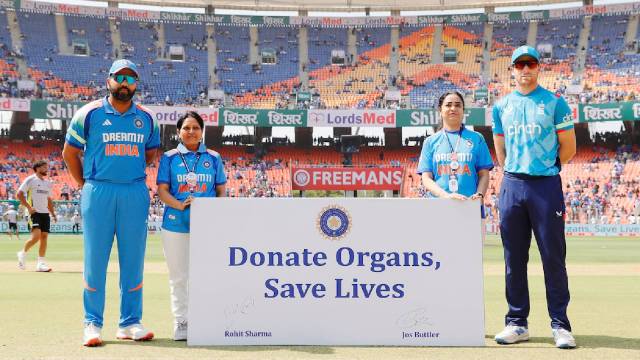 India vs England Green Armband organ donation