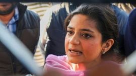 Led by PDP leader Iltija Mufti, party leaders and activists marched from the party head office here towards the Lal Chowk City centre but were stopped by police near Polo View.