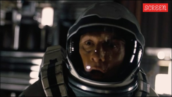 Matthew McConaughey in Interstellar.