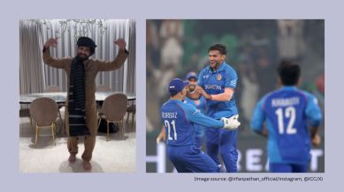Irfan Pathan's dance video celebrating Afghanistan's victory over England has been viewed over nine million times