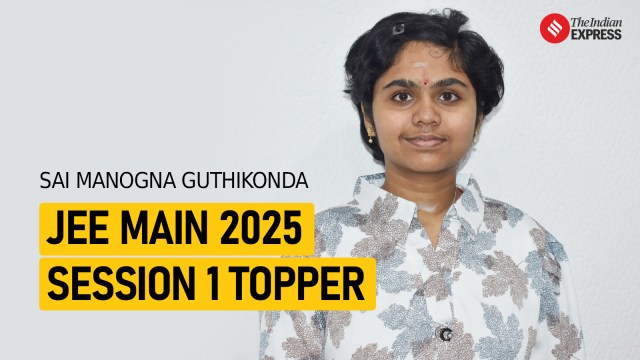 JEE Main 2025: ‘I deactivated my Instagram account, devoted 12 hours to preparation,’ says Sai Manogna Guthikonda