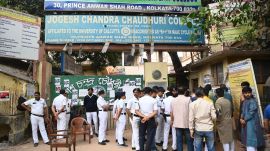 Calcutta law college Saraswati Puja