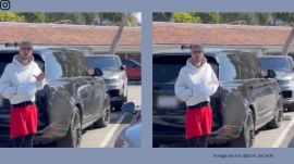 Justin Bieber was spotted in Beverly Glen (Image source: @dom_lucre/X)