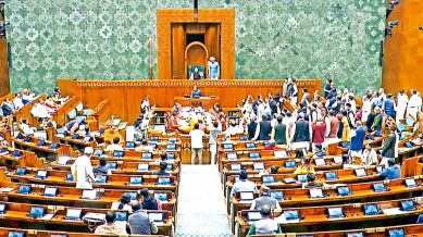 Lok Sabha, Lok Sabha adjourned, Opposition protest deportation issue, Indians deportation issue, US deportation issue, S Jaishankar, Donald Trump, Donald Trump administration, Indian express news, current affairs