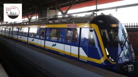 The first phase of Metro Line 3, also called Aqua Line, was opened last year, offering a new underground experience for commuters between Bandra-Kurla Complex (BKC) and Aarey JVLR. (Express Archive)