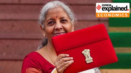The Make In India mission The mission aims to “facilitate investment, foster innovation, enhance skill development, protect intellectual property, and build best-in-class manufacturing infrastructure”, according to its website. (PTI Photo of Nirmala Sitharaman with Budget document)