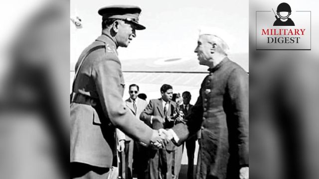 General KM Cariappa and Jawaharlal Nehru.