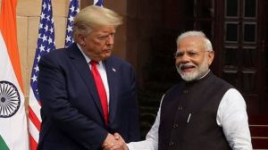 PM Modi meeting with Donald Trump