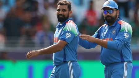 Mohammed Shami and Rohit Sharma