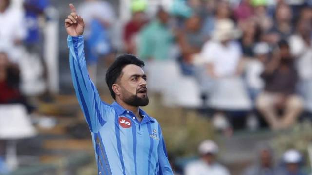 Rashid Khan surpassed Dwayne Bravo to go  the highest T20 wicket-taker. (SA20)