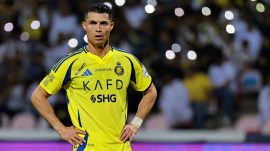 Cristiano Ronaldo scored a goal and set up a penalty during his team's win over Al Wehda on Tuesday. (Reuters)