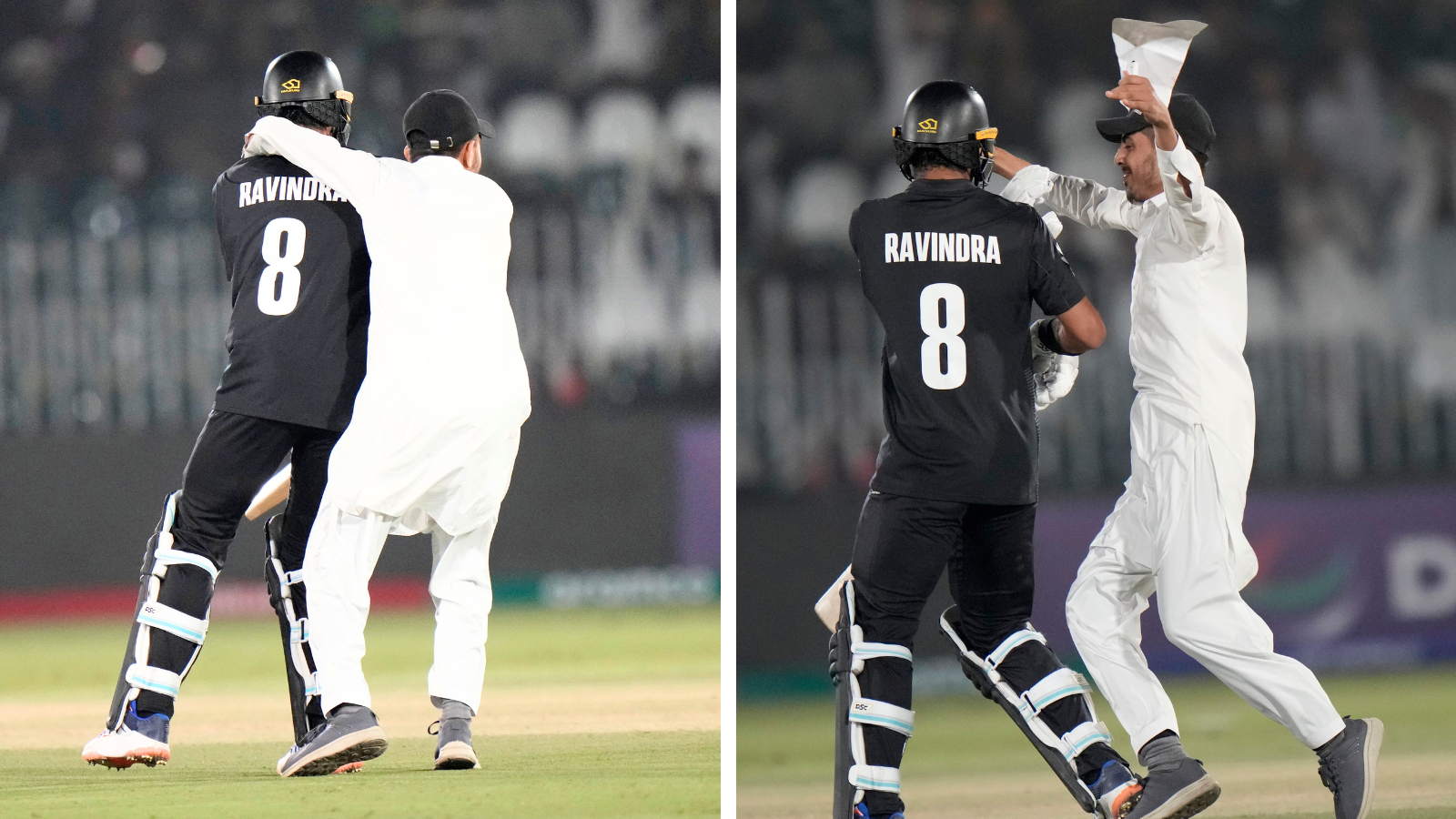 Champions Trophy: Rawalpindi pitch invader who hugged New Zealand’s Rachin Ravindra arrested and banned from all cricket venues | Cricket News Champions Trophy: Rawalpindi pitch invader who hugged New Zealand’s Rachin Ravindra arrested and banned from all cricket venues | Cricket News