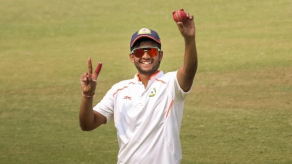 Vidarbha's Harsh Dubey broke the record for most wickets in a Ranji Trophy season. (PTI)