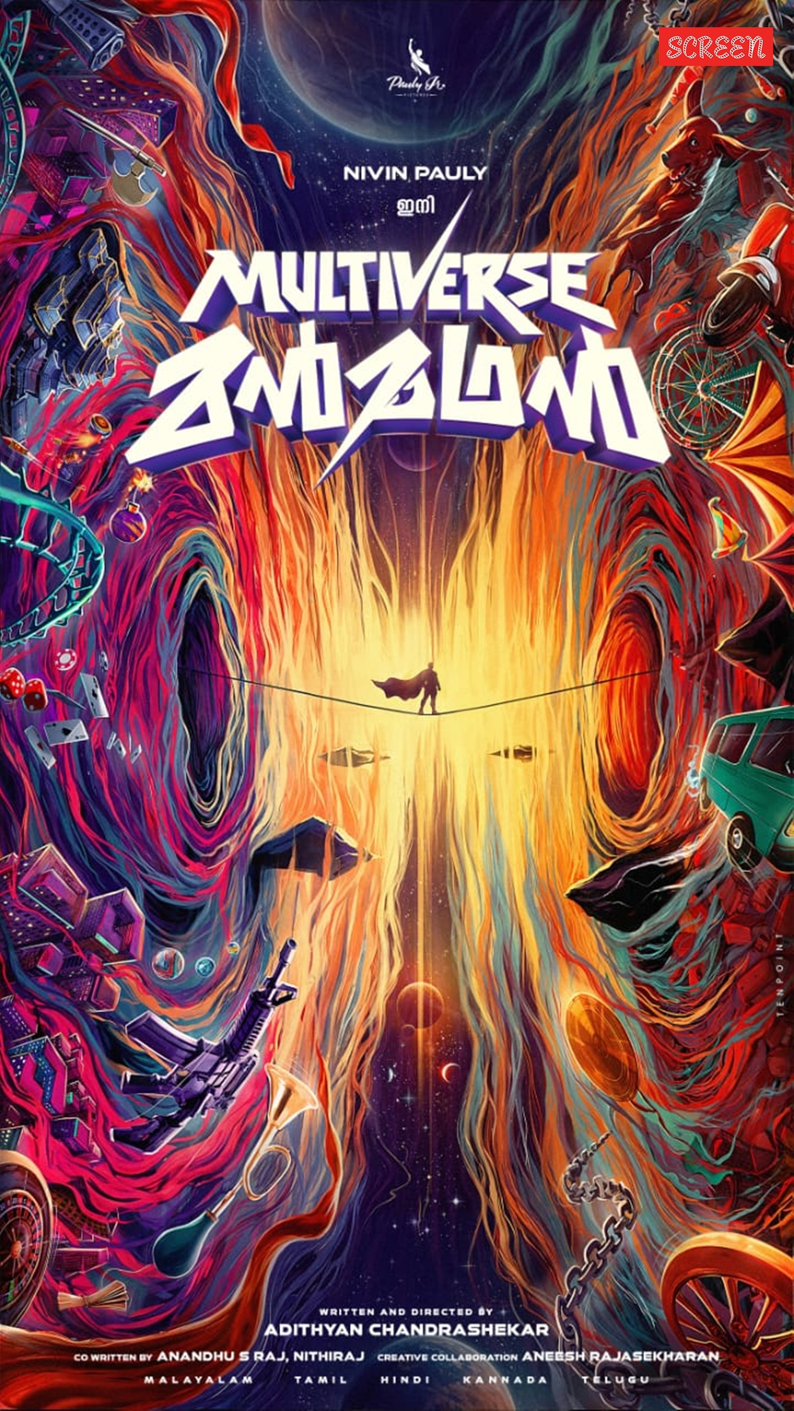 Nivin Pauly's Multiverse Manmadhan is helmed by Adithyan Chandrasekhar.