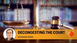 pendency in Indian courts, pendency in courts, case pendency in courts, Indian judicial system, judicial system, editorial, Indian express, opinion news, current affairs