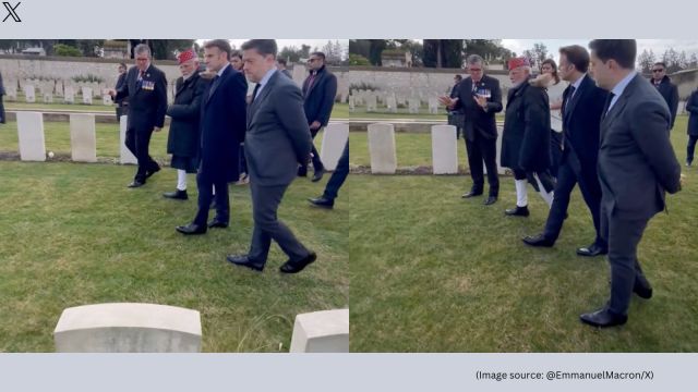 Anand Mahindra's post on French President's tribute to Indian soldiers
