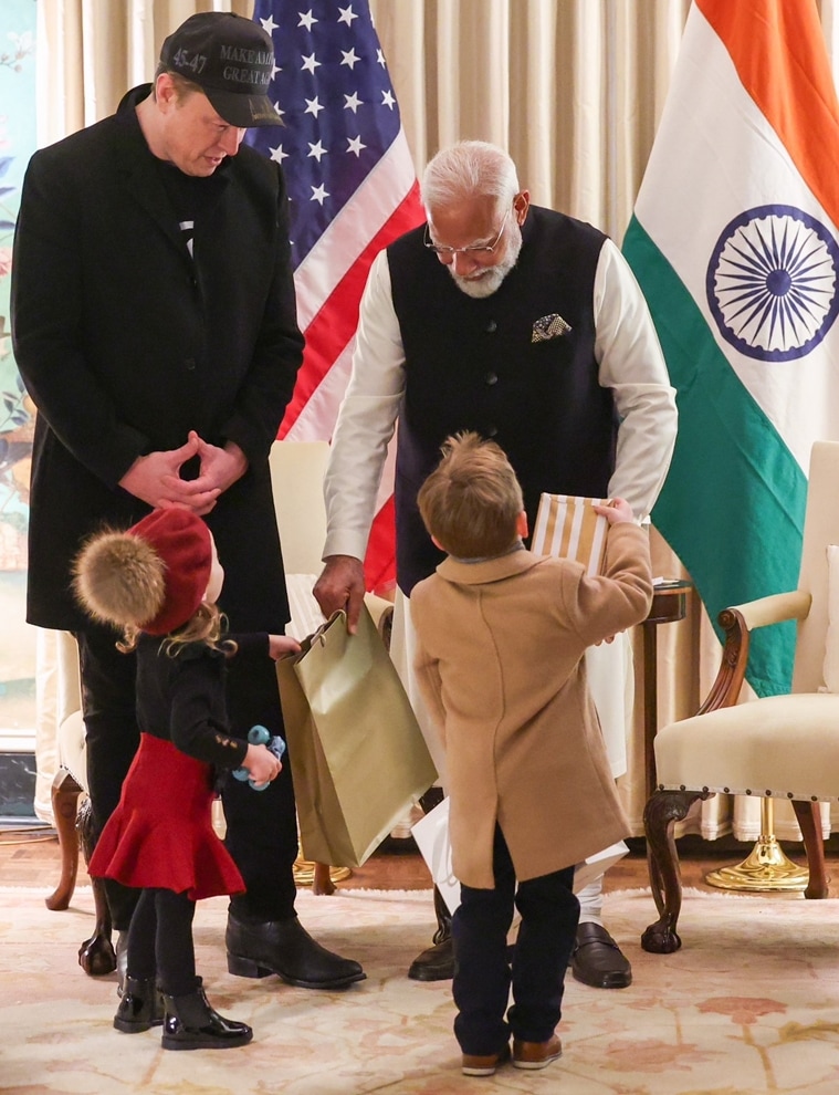 Ahead of Trump meeting, Modi connects with Musk, top US officials