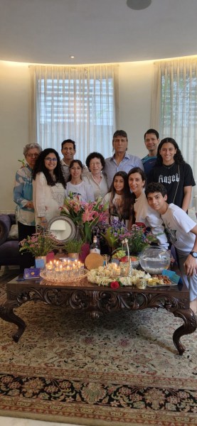 Prochy N Mehta with her family