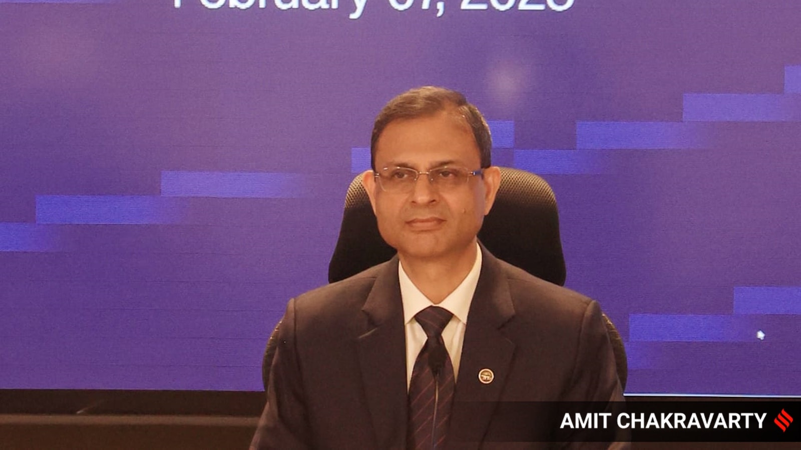 RBI Governor Sanjay Malhotra addresses the media after the monetary policy committee meeting on Friday