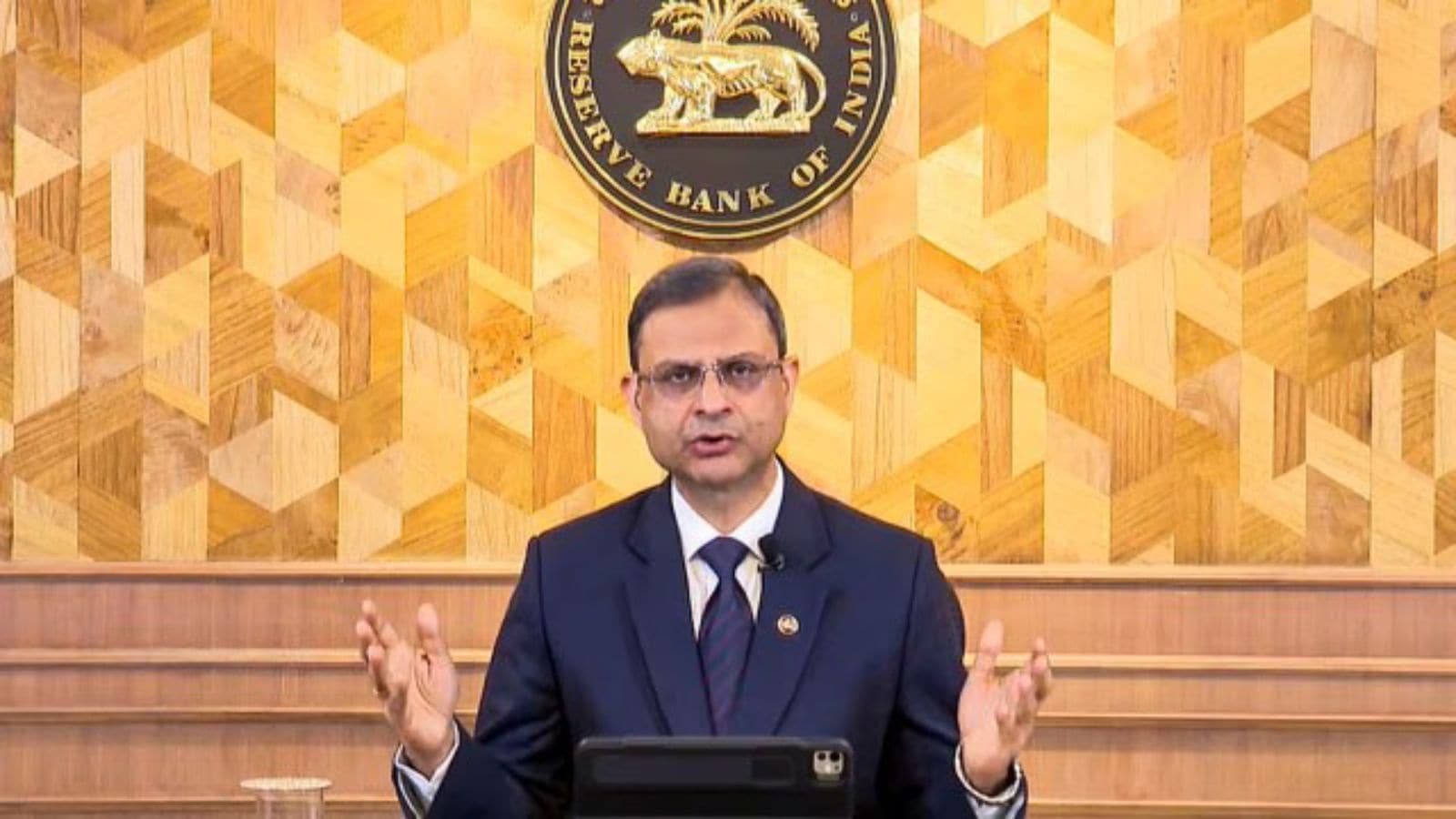 RBI Governor Sanjay Malhotra delivers the Monetary Policy statement and announces the repo rate cut. (RBI Youtube via PTI Photo)