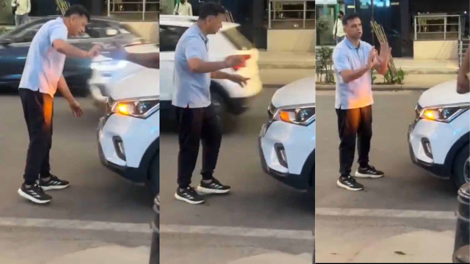 Watch: Rahul Dravid in an altercation with auto driver following a minor accident | Cricket News Watch: Rahul Dravid in an altercation with auto driver following a minor accident | Cricket News