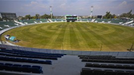 NZ vs BAN: A view of Rawalpindi Cricket Stadium where New Zealand will take on Bangladesh in the ICC Champions Trophy 2025. (AP Photo)
