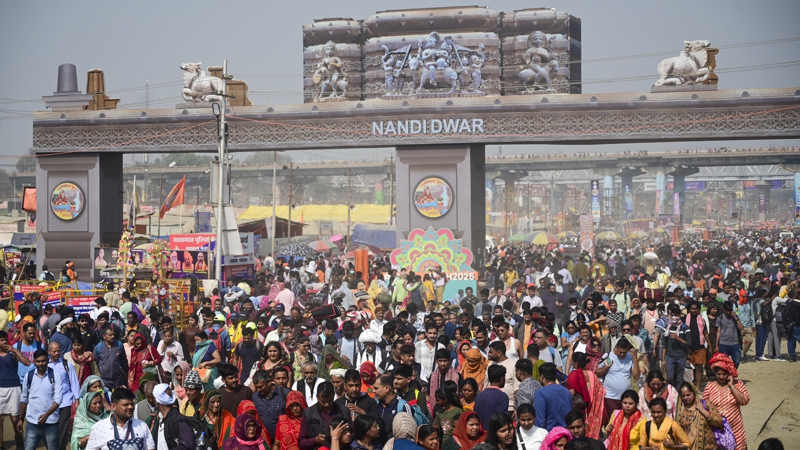 Wire fencing, extra forces, early bathing time: Basant Panchami ‘amrit snan’ today