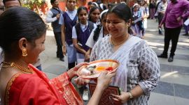 In a sea of teenage faces at the examination centre, Aarti stands out not just because of her age, but because of her determination to complete her education, proving that learning knows no age barrier, SSC.
