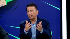 Sunil Gavaskar on Ten Sports' Dressing Room show. (SCREENSHOT: YouTube/Sports Central)