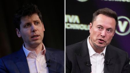 Sam Altman and Elon Musk got into a war of words after the latter and his aides offered to buy OpenAI. (Express Image)