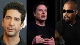 Schwimmer and Kanye West