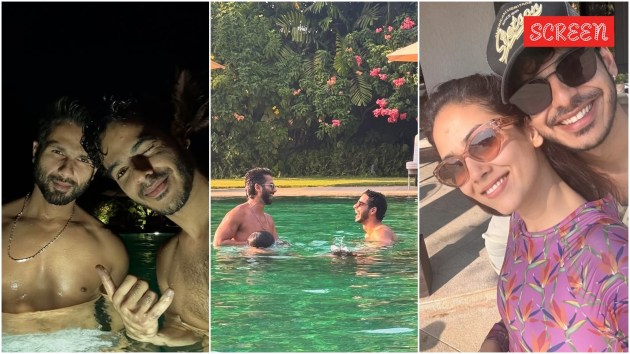 Shahid Kapoor, Ishaan Khatter, Mira Rajput