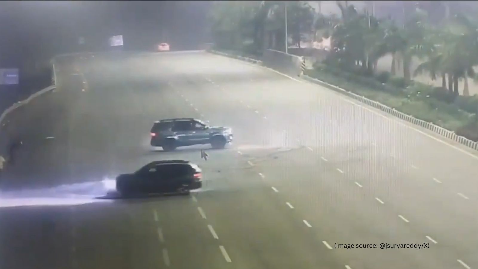 Luxury SUVs caught performing dangerous stunts on Hyderabad’s Outer ...