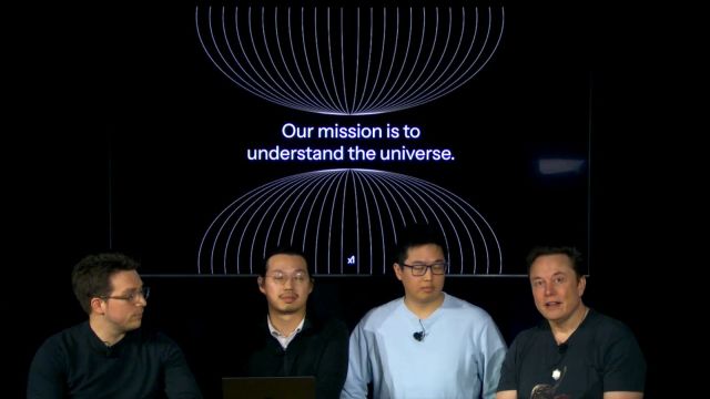 Live-demo of xAI's Grok 3 launch.