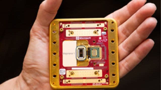 Microsoft's new quantum computing chip called Majorana 1.