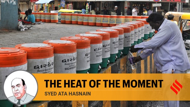 Elevated temperatures accelerate evaporation and increase water demand, straining already limited water resources. (Express archive)