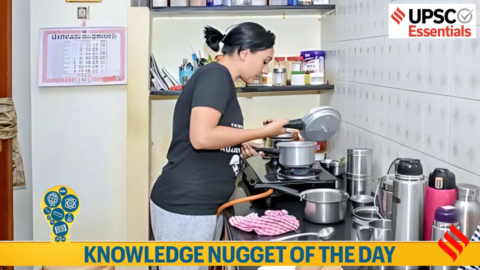 Knowledge nugget, upsc, time use survet, women