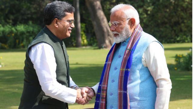 Tripura CM Manik Saha meets PM Modi