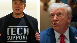 Trump Musk tesla