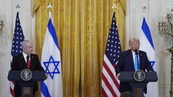 trump netanyahu meeting gaza strip
