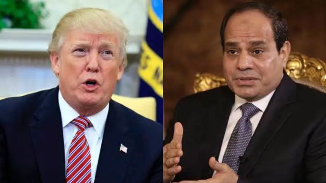 Trump Sisi discussion