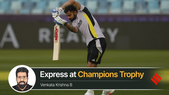 File image of India's Virat Kohli attending a practice session during the ICC Champions Trophy at Dubai International Cricket Stadium. (AP Photo)