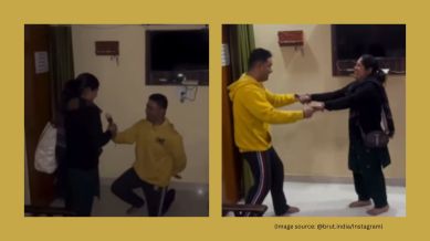 Man surprised his wife during Valentine's week