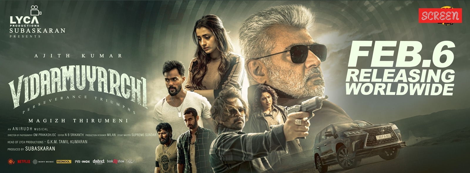 Vidaamuyarchi movie: Ever since the movie's trailer dropped a fortnight ago, fans have been on cloud nine, as it promised an enthralling cinematic experience.