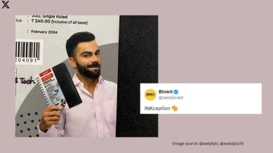Virat Kohli in an advertisement