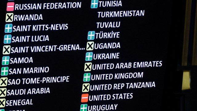 US joins Russia to vote against UN resolution on Ukraine war; India and China abstain